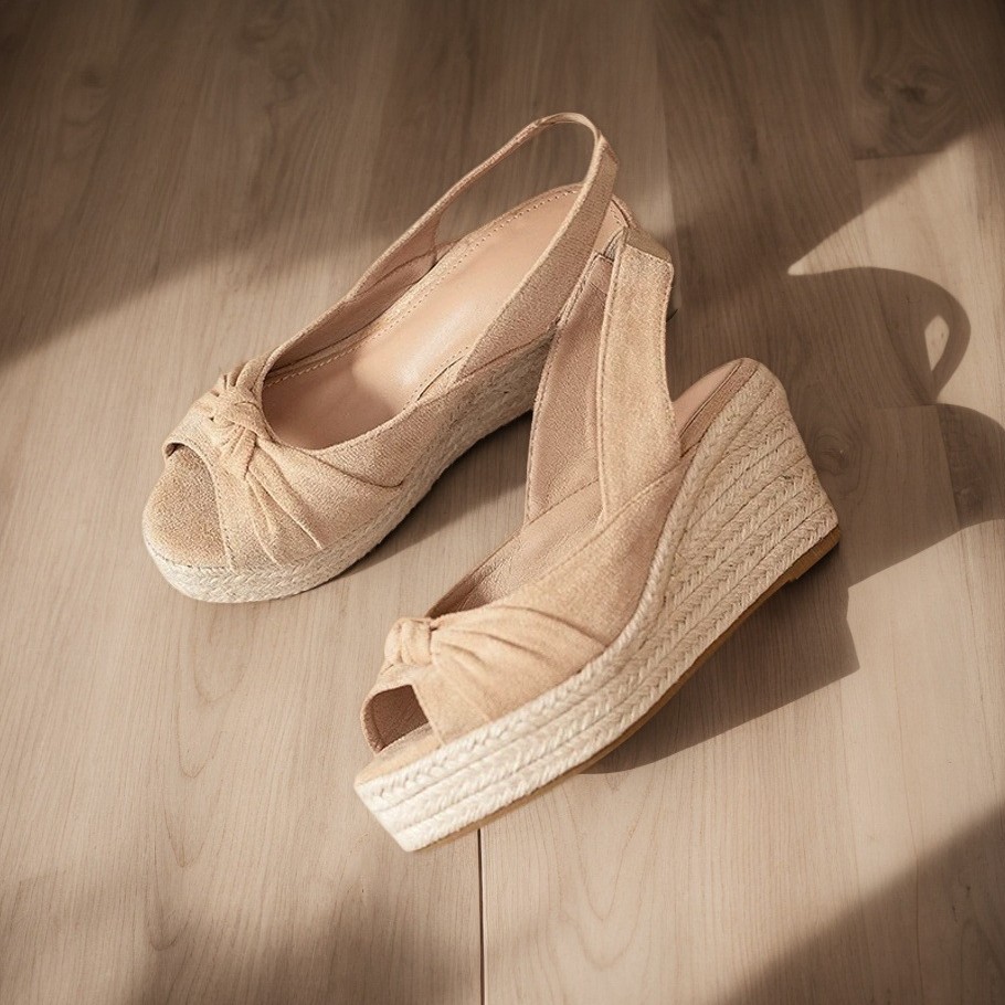 LIHUAMAO สีเบจเอสปาดริลรองเท้า - Wedge Espadrille Women บทวิจารณ์และราคา
