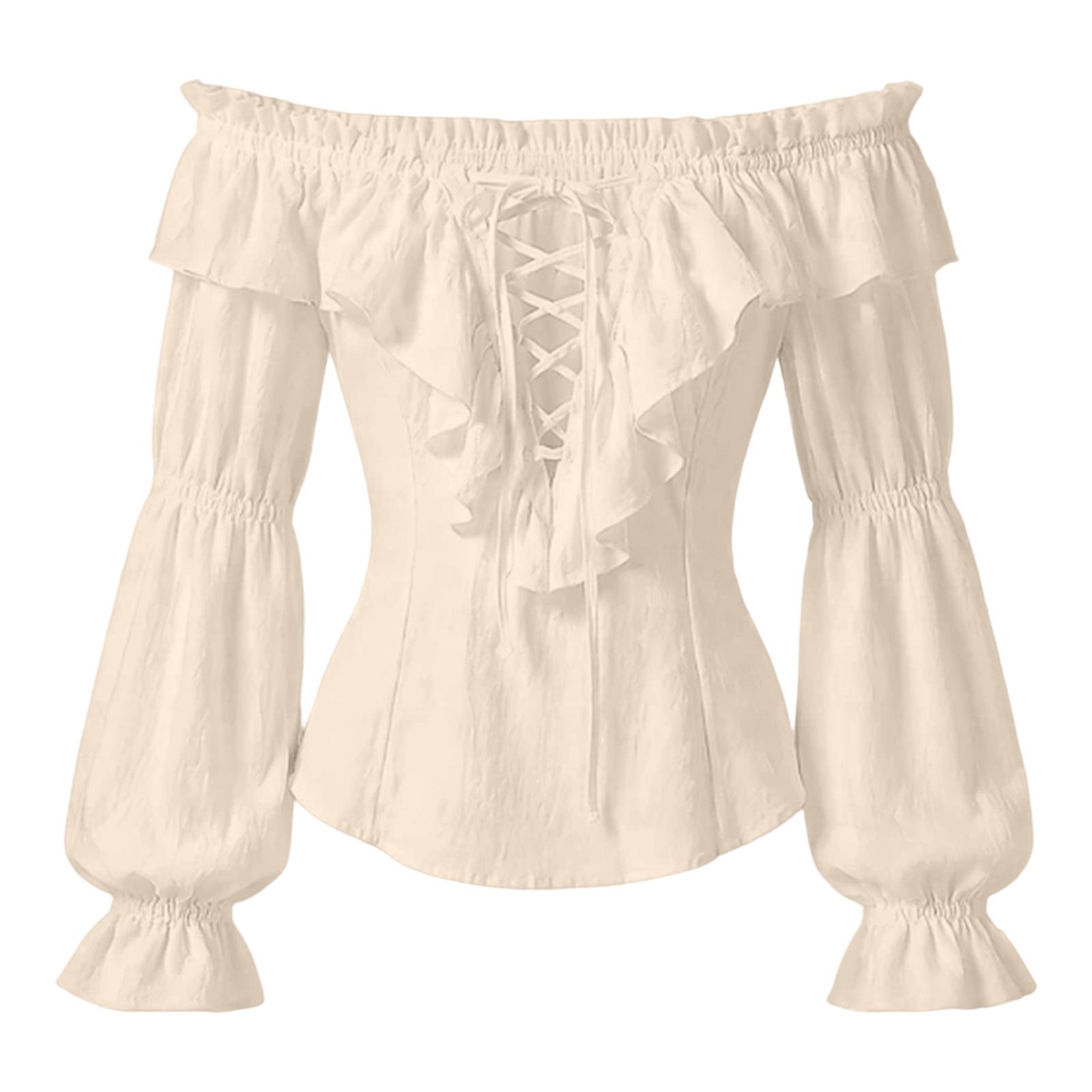 เสื้อโจรสลัดผู้หญิง ชุดชาวนาสไ - Blouse Off Shoulder บทวิจารณ์และราคา