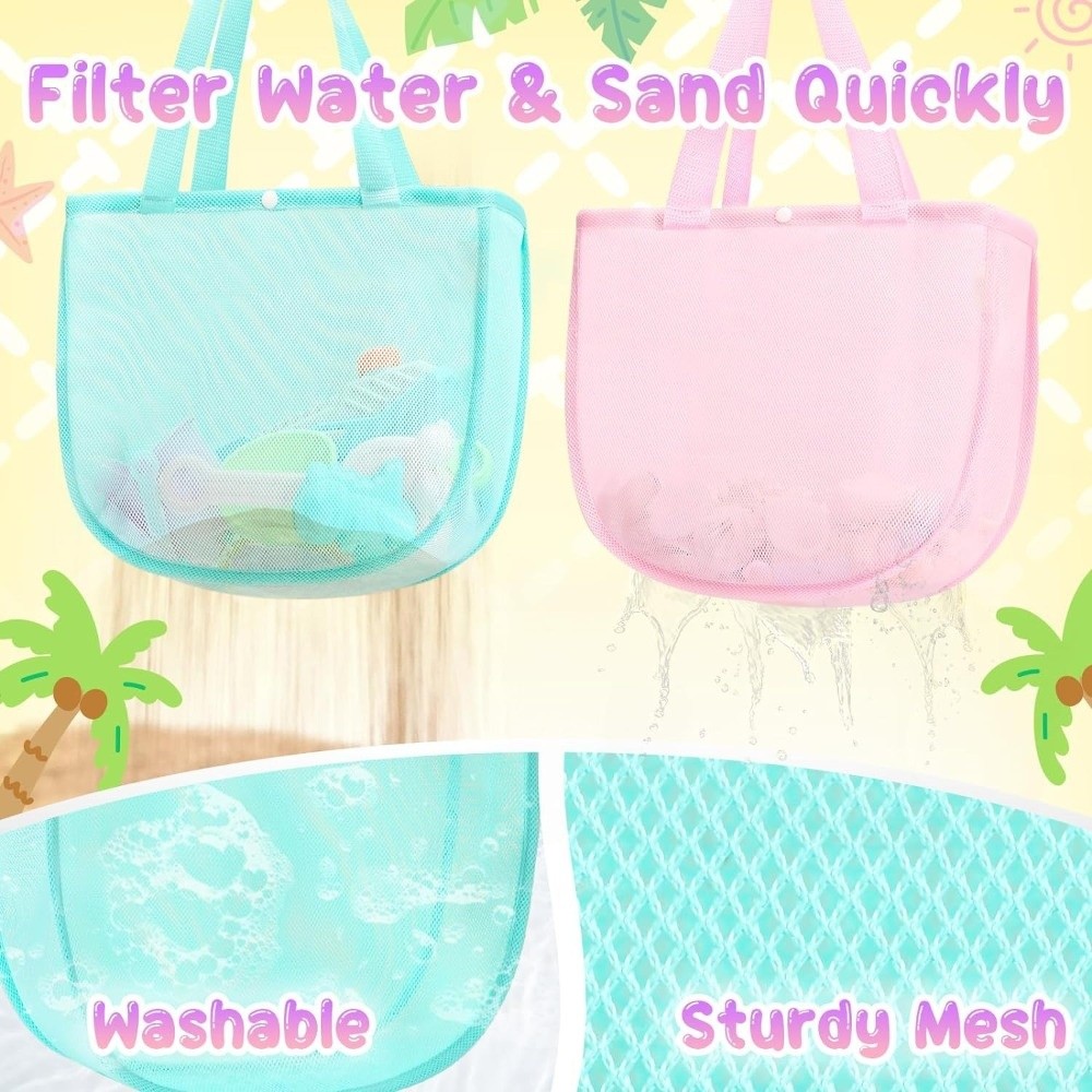 INS กระเป๋าตาข่ายสีทึบน้ำหนักเ - Tote Bag Beach บทวิจารณ์และราคา