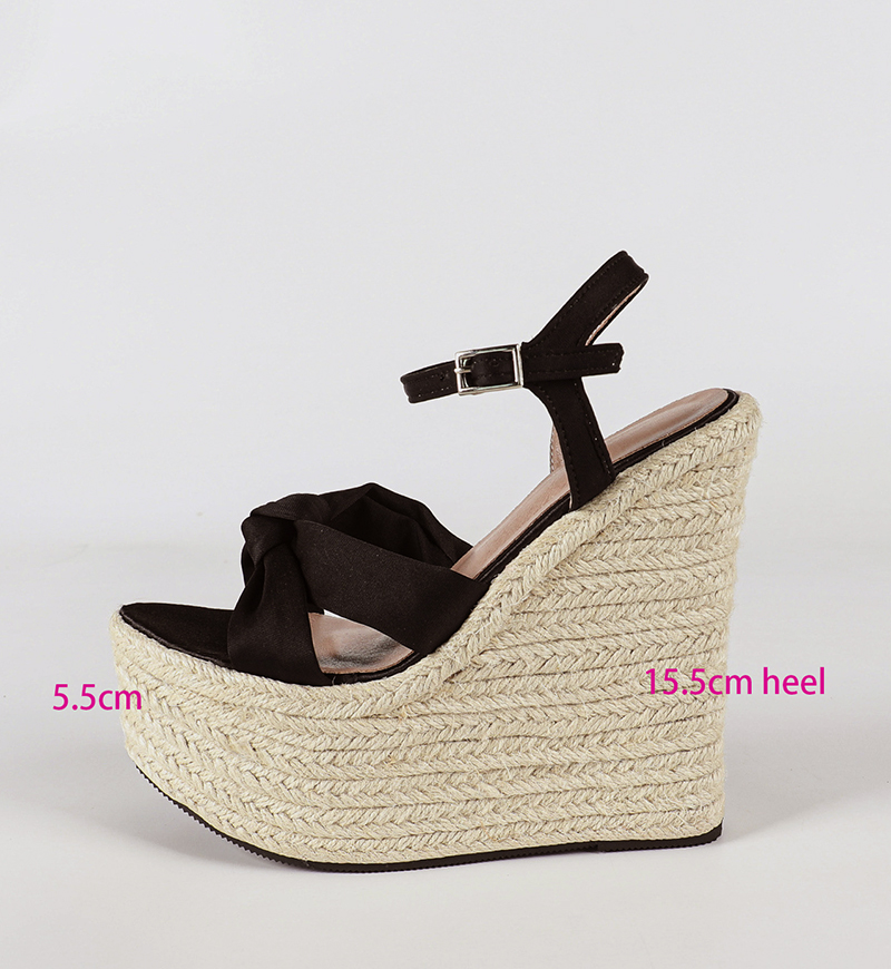 LIHUAMAO รองเท้าส้นสูง 15.5 ซม - Wedge Espadrille Women บทวิจารณ์และราคา